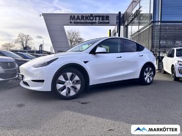 SPOTICAR Tesla Model Y Basis Rwd Byd/garantie/pano/kamera Gebraucht - Suv Elektro Weiß - Gütersloh - 1201250017_1