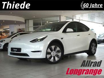 SPOTICAR Tesla Model Y Longrange Dual-motor Navi/led/kamera/amd Gebraucht - Suv Elektro Weiß - Schöningen - 1201341668_1