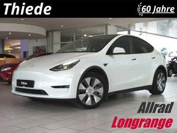 SPOTICAR Tesla Model Y Longrange Dual-motor Navi/led/kamera/amd Gebraucht - Suv Elektro Weiß - Schöningen - 1201341679_1
