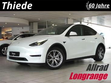 SPOTICAR Tesla Model Y Longrange Dual-motor Navi/led/kamera/dab Gebraucht - Suv Elektro Weiß - Schöningen - 1201341683_1