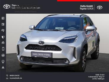 SPOTICAR Toyota Yaris Teamplayer Hybrid Navi Led Acc Apple Carplay Andro Gebraucht - Kleinwagen Hybrid Silber - Rellingen - 1201318674_1