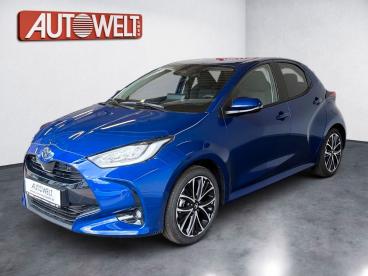 SPOTICAR Toyota Yaris 1.5 Teamplayer Kamera,led,matrix,pdc,acc Gebraucht - Kleinwagen Hybrid Hellblau - Heidelberg - 1201340642_2