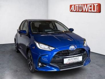 SPOTICAR Toyota Yaris 1.5 Teamplayer Kamera,led,matrix,pdc,acc Gebraucht - Kleinwagen Hybrid Hellblau - Heidelberg - 1201340642_4