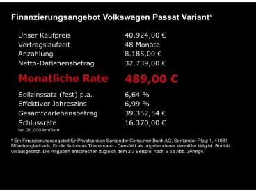 SPOTICAR Volkswagen Passat R-line Tdi Dsg+ahk+navi+led Matrix+schiebedach+ruc Gebraucht - Limousine Diesel Schwarz - Coesfeld - 1201299532_5