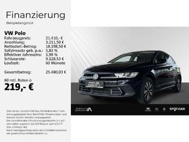 SPOTICAR Volkswagen Polo 1.0 Move Klima+pdc+shz+lhz+tempomat+at++ Gebraucht - Kleinwagen Benzin Schwarz - Berlin - 1201136148_2
