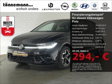 SPOTICAR Volkswagen Polo R-line Tsi Dsg+ruckfahrkamera+sitzheizung+led Matr Gebraucht - Kleinwagen Benzin Schwarz - Coesfeld - 1201309176_1