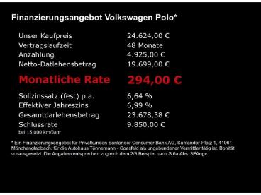 SPOTICAR Volkswagen Polo R-line Tsi Dsg+ruckfahrkamera+sitzheizung+led Matr Gebraucht - Kleinwagen Benzin Schwarz - Coesfeld - 1201309176_5