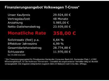 SPOTICAR Volkswagen T-cross R-line Tsi Dsg+ahk+navi+matrix Led+ruckfahrkamera+ Gebraucht - Suv Benzin Weiß - Coesfeld - 1201240733_5