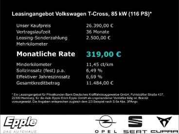 SPOTICAR Volkswagen T-cross Life 1.0 Tsi Matrix-led Acc Shz Ahk Pdc Gebraucht - Suv Benzin  - Rutesheim - 1201244876_4
