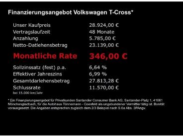 SPOTICAR Volkswagen T-cross R-line Tsi Dsg+ahk+navi+matrix Led+ruckfahrkamera+ Gebraucht - Suv Benzin Weiß - Coesfeld - 1201272969_5