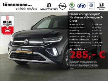 SPOTICAR Volkswagen T-cross Goal Tsi Dsg+ahk+led Matrix+ruckfahrkamera+sitzhei Gebraucht - Suv Benzin Schwarz - Coesfeld - 1201309180_1
