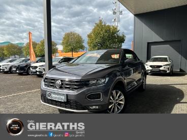 SPOTICAR Volkswagen T-roc Cabriolet Style 110kw/150ps Automatik Navi Led Dyn Gebraucht - Suv Benzin Grau - Bergisch-gladbach - 1201294529_1