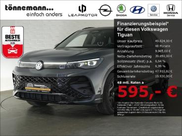 SPOTICAR Volkswagen Tiguan R-line Tdi Dsg 4motion+ahk+ruckfahrkamera+area Vie Gebraucht - Suv Diesel Grau - Coesfeld - 1201326490_1