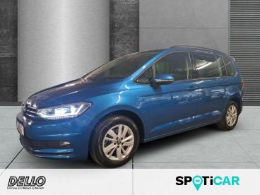 SPOTICAR Volkswagen Touran Comfortline 1.5 Tsi Dsg Discover Pro Climatronic A Gebraucht - Familienauto Benzin Blau - Hamburg - 1201290883_1