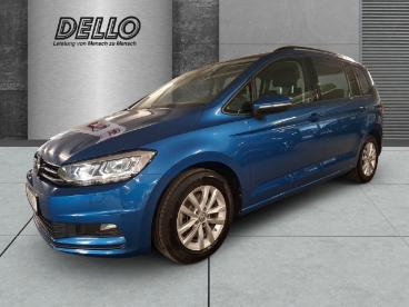 SPOTICAR Volkswagen Touran Comfortline 1.5 Tsi 7-sitzer Navi Climatronic Pdc Gebraucht - Familienauto Benzin Blau - Hamburg - 1201321031_1