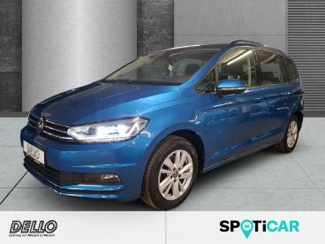 SPOTICAR Volkswagen Touran Comfortline 1.5 Tsi Dsg Discover Pro Climatronic A Gebraucht - Familienauto Benzin Blau - Hamburg - 1201324583_1