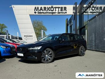 SPOTICAR Volvo V60 T6 Recharge Awd Plus Dark Acc/cam/lhz/shz Gebraucht - Kombi Plug-in Hybrid Schwarz - Gütersloh - 1201271734_1
