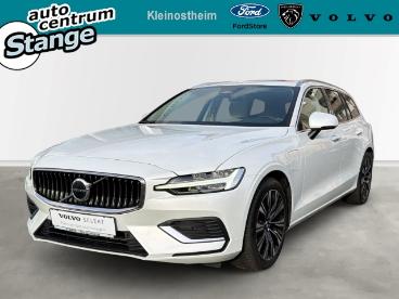 SPOTICAR Volvo V60 Plus Bright Awd T6 Recharge Panorama Schiebedach R Gebraucht - Kombi Plug-in Hybrid Weiß - Kleinostheim - 1201272509_1
