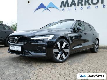 SPOTICAR Volvo V60 T6 Awd Recharge Plus Dark Pano/360cam/sthz/ Gebraucht - Kombi Plug-in Hybrid Schwarz - Bielefeld - 1201339101_1