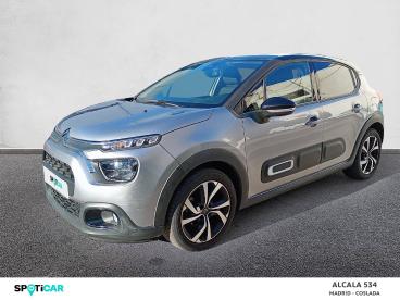 SPOTICAR Citroën C3 Puretech 81kw (110cv) S&s  Eat6 Shine Ocasion - Urbano Gasolina Gris Acero Metalizado - Coslada - 1202110810_1