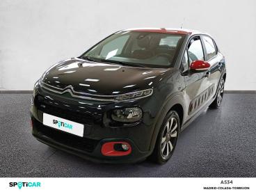 SPOTICAR Citroën C3 Puretech 60kw (82cv) Feel Ocasion - Urbano Gasolina Negro - Coslada - 1202120340_1