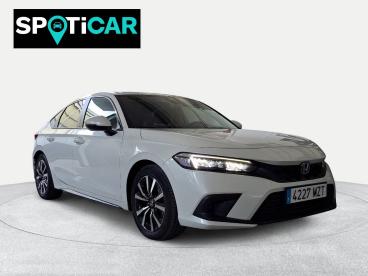 SPOTICAR Honda Civic 2.0 I-mmd  Cvt Elegance Ocasion - Berlina Híbrido Blanco - Los Barrios - 1202116634_3