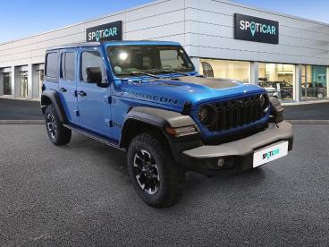 SPOTICAR Jeep Wrangler 2.0 280kw (380cv) 8atx E6d Rubicon Ocasion - Suv Híbrido Bleu - Madrid - 1202107273_3