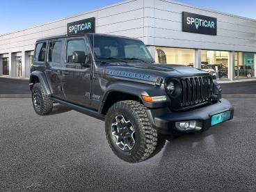 SPOTICAR Jeep Wrangler 4p 2.0 380cv  8atx E6d Rubicon Ocasion - Suv Híbrido Gris - Castellon - 1202110176_3