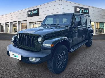 SPOTICAR Jeep Wrangler 4p 2.0 380cv  8atx E6d Sahara Ocasion - Suv Híbrido Verde - Castellon - 1202110178_1