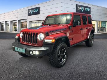 SPOTICAR Jeep Wrangler 4p 2.0 380cv  8atx E6d Rubicon Ocasion - Suv Híbrido Rojo - Castellon - 1202110179_1