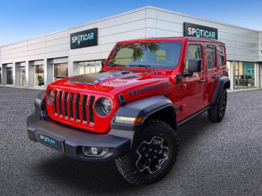 SPOTICAR Jeep Wrangler 4p 2.0 380cv  8atx E6d Rubicon Ocasion - Suv Híbrido Rojo - Castellon - 1202111511_1