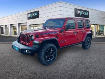 SPOTICAR Jeep Wrangler 4p 2.0 380cv  8atx E6d Rubicon Ocasion - Suv Híbrido Rojo - Castellon - 1202117374_1