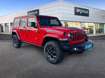 SPOTICAR Jeep Wrangler 4p 2.0 380cv  8atx E6d Rubicon Ocasion - Suv Híbrido Rojo - Castellon - 1202117374_3