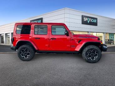 SPOTICAR Jeep Wrangler 4p 2.0 380cv  8atx E6d Rubicon Ocasion - Suv Híbrido Rojo - Castellon - 1202117374_4