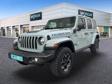 SPOTICAR Jeep Wrangler 4p 2.0 380cv  8atx E6d Rubicon Ocasion - Suv Híbrido Gris - Castellon - 1202118636_1