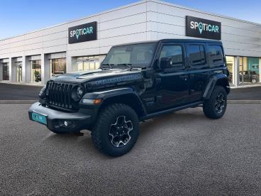 SPOTICAR Jeep Wrangler 4p 2.0 380cv  8atx E6d Rubicon Ocasion - Suv Híbrido Negro - Castellon - 1202121509_1