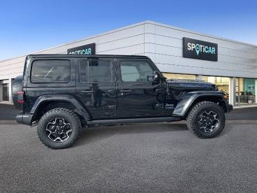 SPOTICAR Jeep Wrangler 4p 2.0 380cv  8atx E6d Rubicon Ocasion - Suv Híbrido Negro - Castellon - 1202121509_4