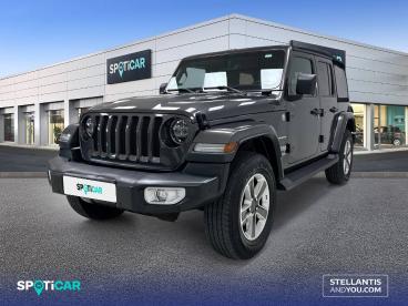 SPOTICAR Jeep Wrangler 4p 2.0t Gme  8atx E6d Sahara Ocasion - Suv Gasolina Negro - Vigo - 1202126524_1