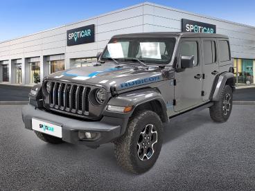 SPOTICAR Jeep Wrangler 4p 2.0 380cv  8atx E6d Rubicon Ocasion - Suv Híbrido Gris - Vigo - 1202128929_1