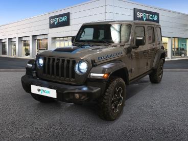 SPOTICAR Jeep Wrangler 4p 2.0 380cv  8atx E6d Rubicon Ocasion - Suv Híbrido Gris - Madrid - 1202129131_1