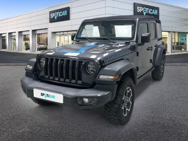 SPOTICAR Jeep Wrangler 4p 2.0 380cv  8atx E6d Rubicon Ocasion - Suv Híbrido Gris - Vigo - 1202135174_1
