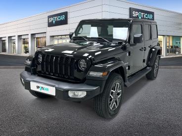 SPOTICAR Jeep Wrangler 4p 2.0 380cv  8atx E6d Sahara Ocasion - Suv Híbrido Negro - Vigo - 1202139659_1