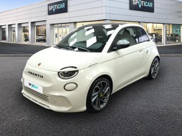 SPOTICAR Abarth 595 500 E 155ch Turismo Occasion - Citadine Electrique Blanc Antidote - Montauban - 1203212301_1