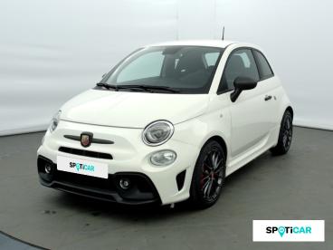 SPOTICAR Abarth 595 500 1.4 Turbo T-jet 180ch 695 My22 Occasion - Citadine Essence Pastel Extra Blanc Gara (racing) - La Ravoire - 1203521552_1