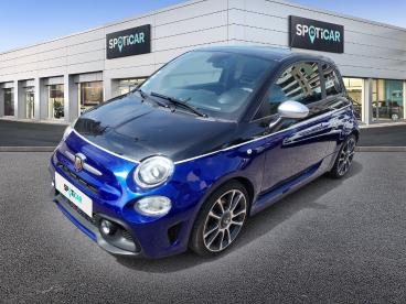 SPOTICAR Abarth 595 500 1.4 Turbo T-jet 165ch 595 Turismo My19 Occasion - Citadine Essence Col. Ex.série Noir Scorpion/bleu Podio - Annecy - 1203555465_1
