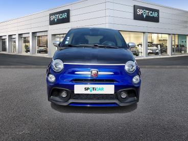 SPOTICAR Abarth 595 500 1.4 Turbo T-jet 165ch 595 Turismo My19 Occasion - Citadine Essence Col. Ex.série Noir Scorpion/bleu Podio - Annecy - 1203555465_2