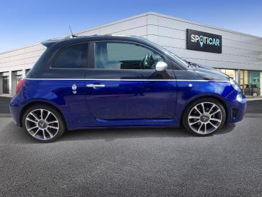 SPOTICAR Abarth 595 500 1.4 Turbo T-jet 165ch 595 Turismo My19 Occasion - Citadine Essence Col. Ex.série Noir Scorpion/bleu Podio - Annecy - 1203555465_4