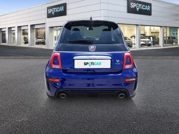 SPOTICAR Abarth 595 500 1.4 Turbo T-jet 165ch 595 Turismo My19 Occasion - Citadine Essence Col. Ex.série Noir Scorpion/bleu Podio - Annecy - 1203555465_5