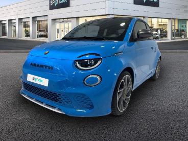 SPOTICAR Abarth 595 500 E 155ch Turismo Occasion - Citadine Electrique Bleu Poison - Ludres - 1203569160_1