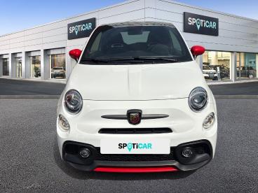 SPOTICAR Abarth 595 500 1.4 Turbo T-jet 145ch 595 My21 Occasion - Citadine Essence Pastel Extra Blanc Gara (racing) - Annemasse - 1203572718_2